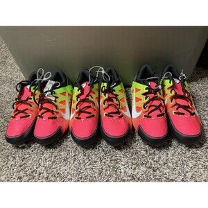 Women's NIKE HyperDiamond Strike Pro Metal Softball Cleat Lot - Sz 7